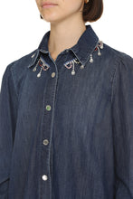 Carica l'immagine nel visualizzatore di Gallery, Abito Torrance in denim con applicazioni
