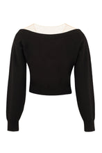 Carica l'immagine nel visualizzatore di Gallery, Pullover corto in misto lana
