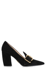 Load image into Gallery viewer, Suede pointy-toe pumps
