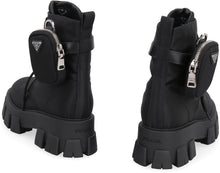 Load image into Gallery viewer, Prada Monolith Re-Nylon combat boots
