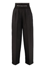 Carica l'immagine nel visualizzatore di Gallery, Pantaloni carrot-fit in cotone
