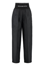 Carica l'immagine nel visualizzatore di Gallery, Pantaloni carrot-fit in cotone
