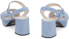 Load image into Gallery viewer, Suede heeled sandals
