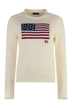 Load image into Gallery viewer, Cotton crew-neck sweater
