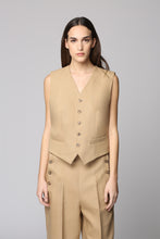 Carica l'immagine nel visualizzatore di Gallery, Gilet in cotone e lana
