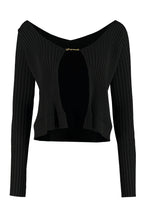 Carica l'immagine nel visualizzatore di Gallery, Cardigan Pralù in maglia a coste

