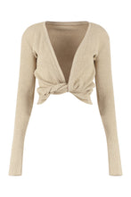 Load image into Gallery viewer, Noue ribbed-knit cardigan
