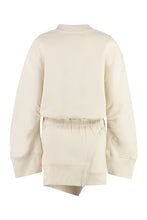 Load image into Gallery viewer, Ivory Cotton mini sweatdress
