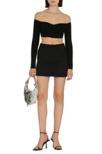 Carica l'immagine nel visualizzatore di Gallery, Crop top a maniche lunghe
