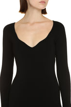 Carica l&#39;immagine nel visualizzatore di Gallery, Abito in maglia con orlo peplum
