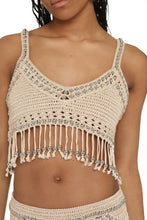 Carica l'immagine nel visualizzatore di Gallery, Crop-top in maglia

