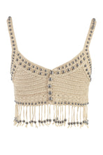 Carica l'immagine nel visualizzatore di Gallery, Crop-top in maglia
