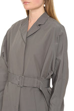 Carica l'immagine nel visualizzatore di Gallery, Trench coat in tessuto tecnico
