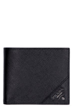 Load image into Gallery viewer, Leather flap-over wallet
