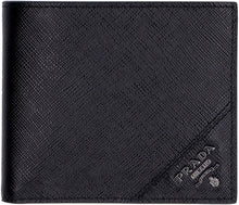 Load image into Gallery viewer, Leather flap-over wallet
