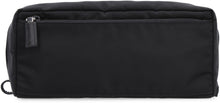 Carica l'immagine nel visualizzatore di Gallery, Necessaire in nylon con dettagli in pelle
