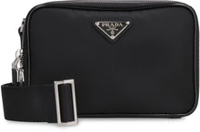 Carica l'immagine nel visualizzatore di Gallery, Messenger bag in pelle e nylon
