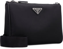 Carica l'immagine nel visualizzatore di Gallery, Messenger bag in pelle e nylon
