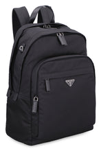 Load image into Gallery viewer, Leather details Re-nylon backpack
