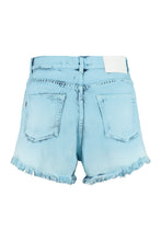 Carica l'immagine nel visualizzatore di Gallery, Shorts in denim a vita alta
