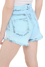 Carica l'immagine nel visualizzatore di Gallery, Shorts in denim a vita alta
