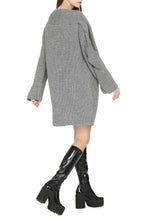 Carica l&#39;immagine nel visualizzatore di Gallery, Abito in maglia a costine
