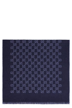 Carica l'immagine nel visualizzatore di Gallery, Sciarpa jacquard in lana motivo GG
