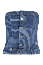 Carica l'immagine nel visualizzatore di Gallery, Top in denim
