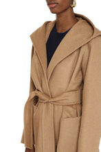 Load image into Gallery viewer, Rialto hooded camel-wool coat
