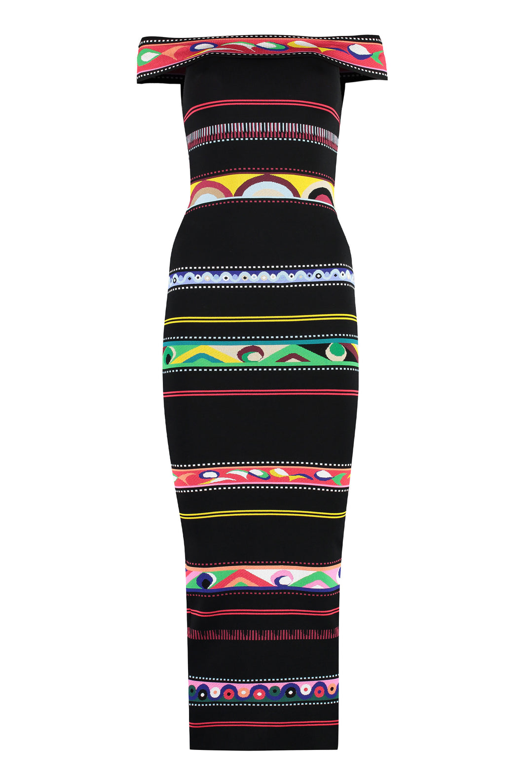 Abito in maglia jacquard