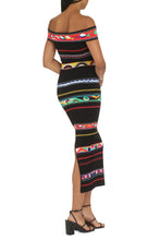 Carica l&#39;immagine nel visualizzatore di Gallery, Abito in maglia jacquard
