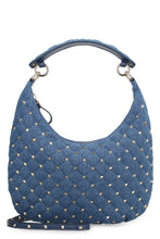 Carica l'immagine nel visualizzatore di Gallery, Valentino Garavani - Hobo-bag Rockstud Spike in denim
