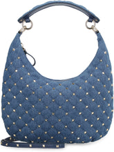 Carica l'immagine nel visualizzatore di Gallery, Valentino Garavani - Hobo-bag Rockstud Spike in denim
