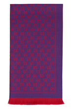 Carica l'immagine nel visualizzatore di Gallery, Sciarpa in lana jacquard con motivo GG
