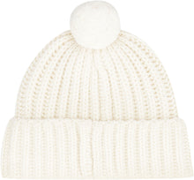 Carica l'immagine nel visualizzatore di Gallery, Cappello in maglia a coste con pon-pon
