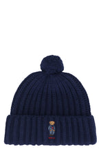 Carica l'immagine nel visualizzatore di Gallery, Cappello in maglia a coste con pon-pon
