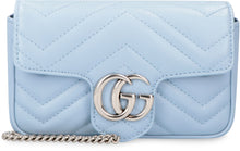 Carica l'immagine nel visualizzatore di Gallery, Mini-bag GG Marmont in pelle
