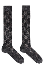 Carica l'immagine nel visualizzatore di Gallery, Calze in misto cotone con logo jacquard
