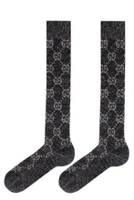Carica l'immagine nel visualizzatore di Gallery, Calze in misto cotone con logo jacquard
