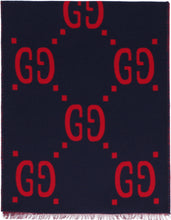 Carica l'immagine nel visualizzatore di Gallery, Sciarpa con motivo GG jacquard
