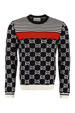 Carica l'immagine nel visualizzatore di Gallery, Pullover in cotone jacquard GG
