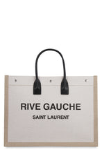 Load image into Gallery viewer, Rive Gauche canvas tote bag
