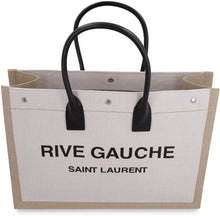 Load image into Gallery viewer, Rive Gauche canvas tote bag
