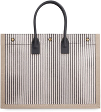 Carica l'immagine nel visualizzatore di Gallery, Tote bag Rive Gauche in canvas
