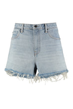 Carica l'immagine nel visualizzatore di Gallery, Shorts Bite Bleach in denim a vita alta
