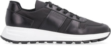 Load image into Gallery viewer, Techno fabric and leather sneakers
