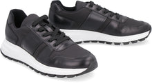 Load image into Gallery viewer, Techno fabric and leather sneakers
