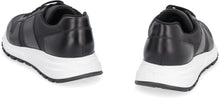 Load image into Gallery viewer, Techno fabric and leather sneakers
