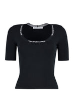 Carica l'immagine nel visualizzatore di Gallery, T-shirt in jersey di viscosa
