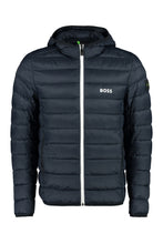 Carica l'immagine nel visualizzatore di Gallery, Piumino full-zip con cappuccio
